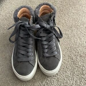 UGG gray shoes/ sneakers size 6 1/2